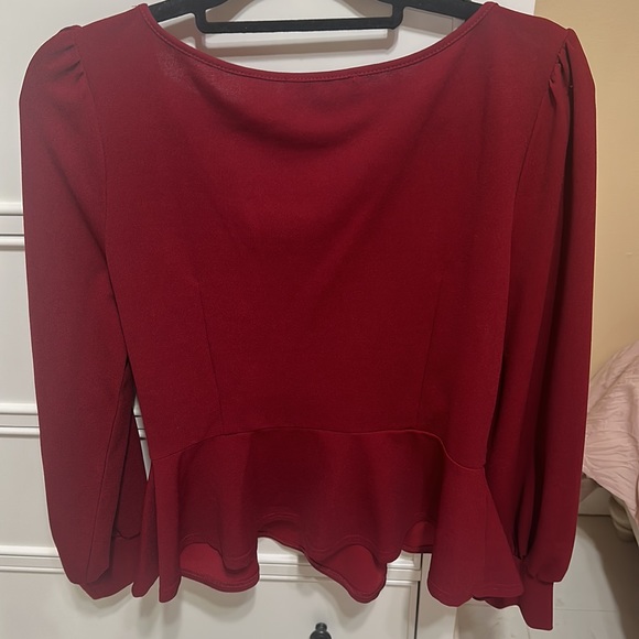 AMAZING CONDITION Red Blouse - Picture 5 of 6